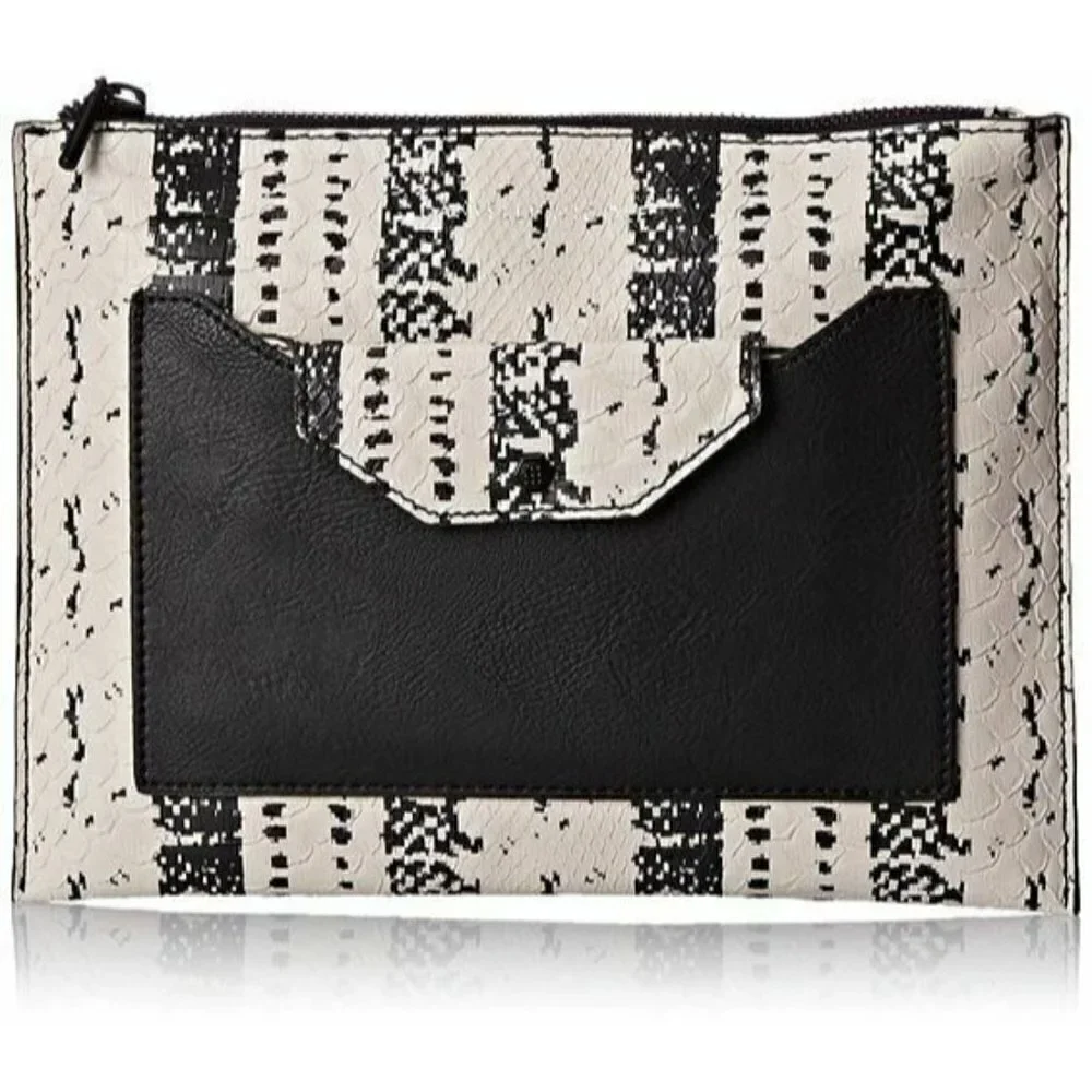 DANIELLE NICOLE SNAKE EMBOSSED CLUTCH Wallet Purse Bag